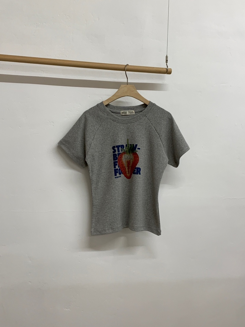MORE THAN-P直郵韓國代購㊣女裝新款時尚休閑熱賣人氣T恤MORE THANT恤圖色3