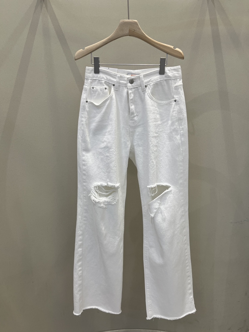 PLUM-q韓國直郵㊣女裝新品25春夏時尚熱賣推薦休閑人氣牛仔褲PLUM牛仔褲圖色2