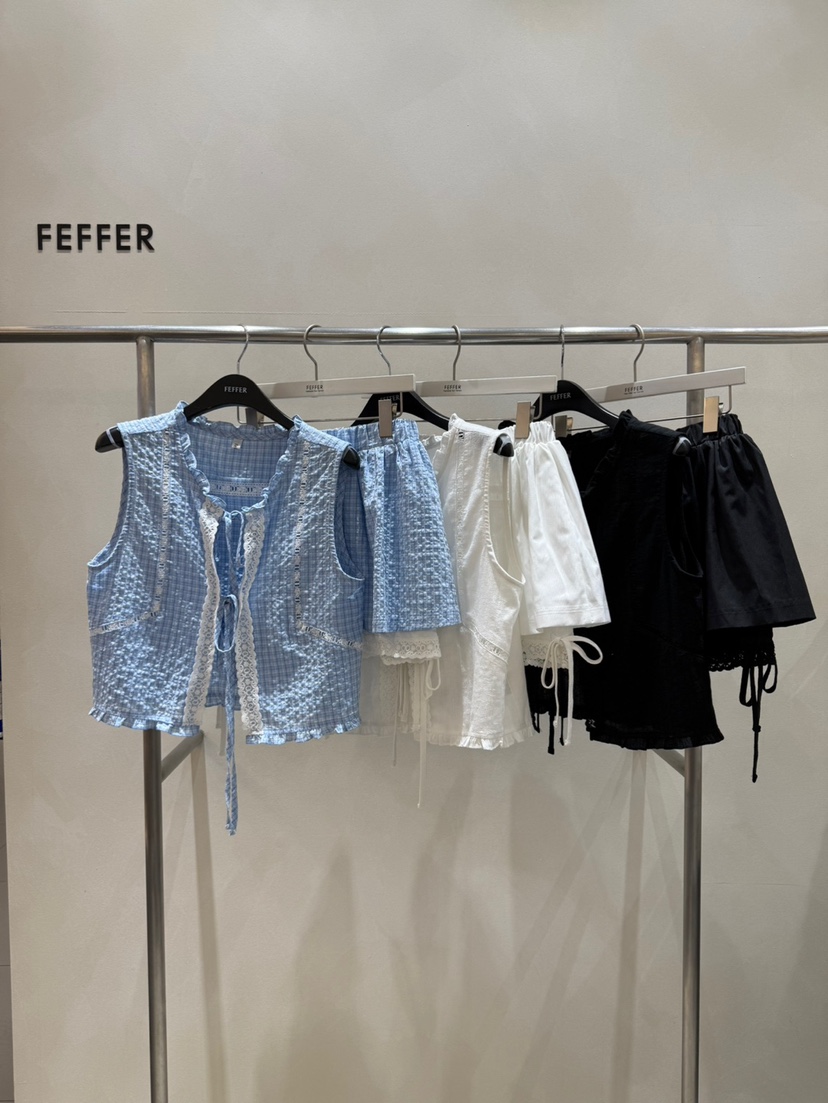 FEFFER韓國直郵㊣女裝新款人氣時尚25春夏休閑熱賣推薦短褲FEFFER短褲