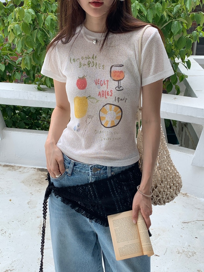 MORE THAN-P直郵韓國代購㊣女裝新款25春夏人氣推薦休閑T恤MORE THANT恤