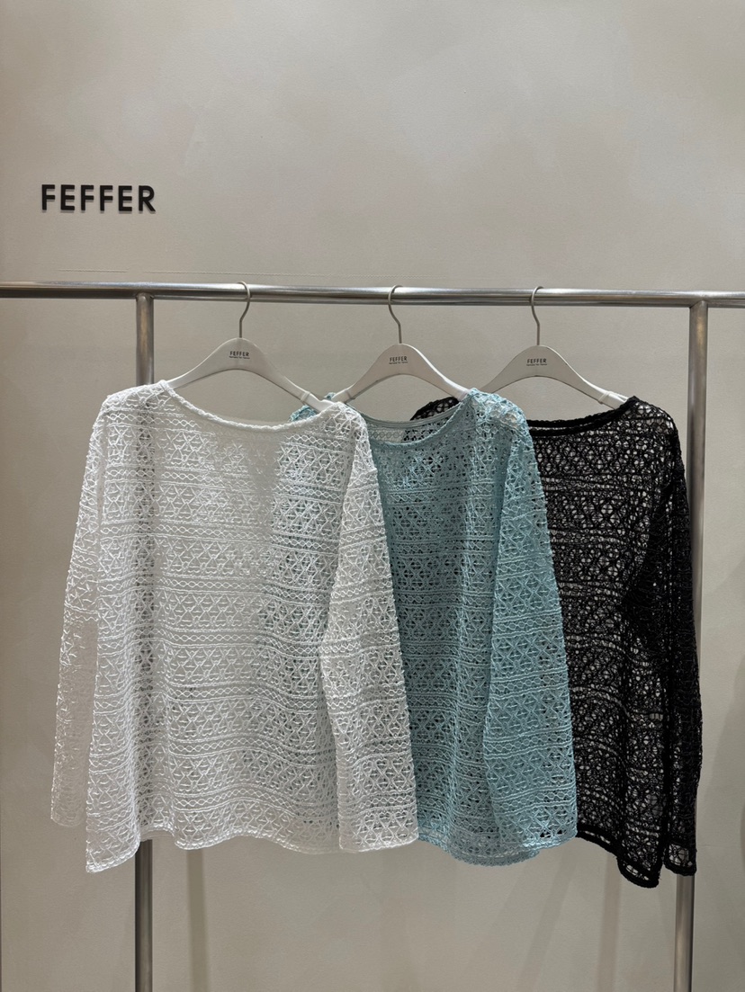 FEFFER韓國直郵㊣東大門實拍女裝新款時尚25春夏休閑針織衫FEFFER針織衫