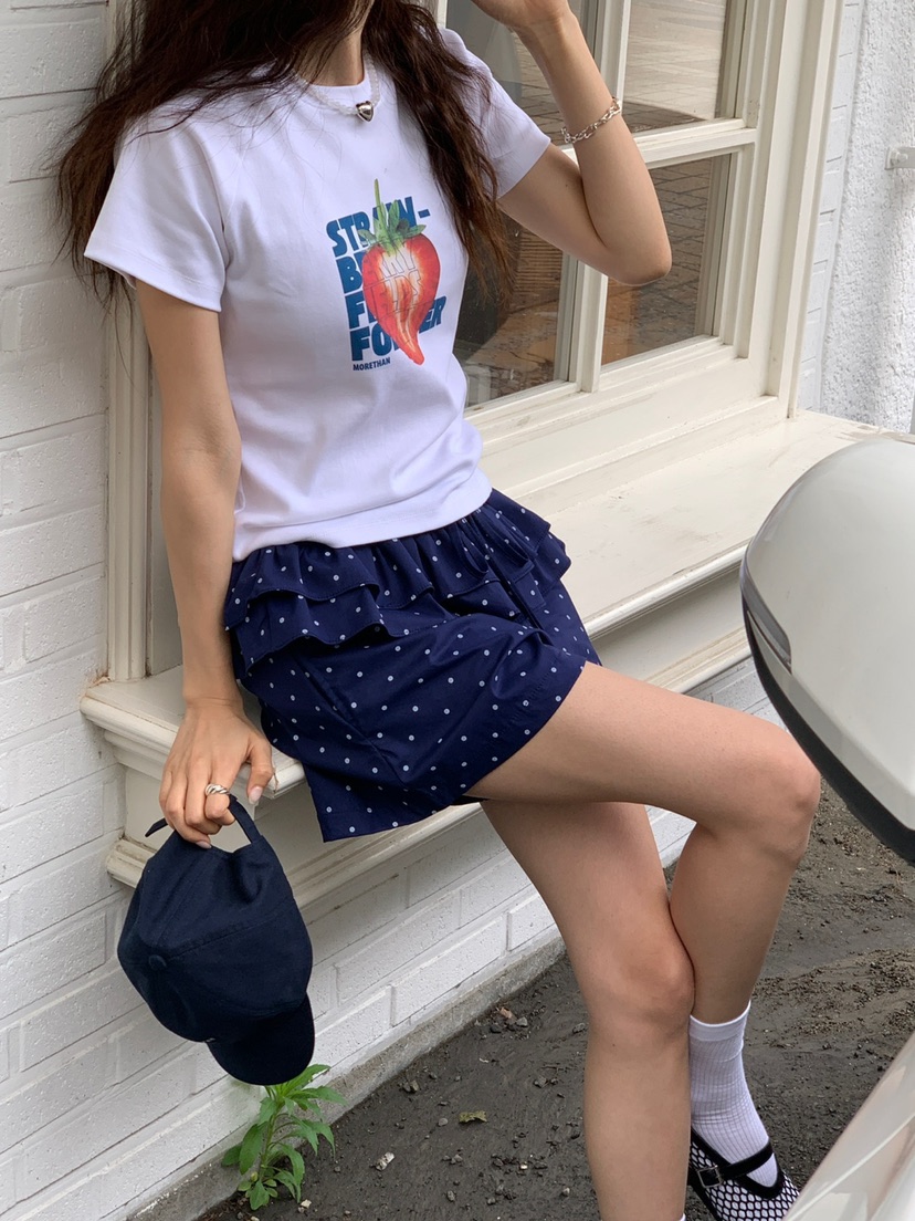 MORE THAN-P韓國直郵㊣東大門實拍女裝新品時尚短褲荷葉邊MORE THAN短褲