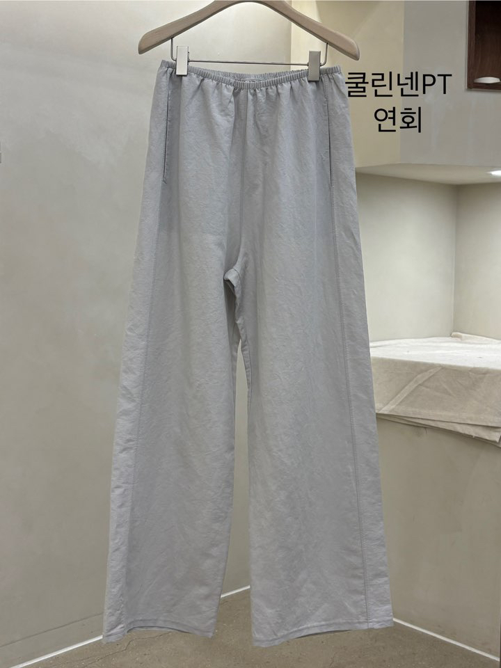 LAKE-A韓國㊣直郵東大門代購女裝新品25春夏休閑休閑褲亞麻Lake side休閑褲