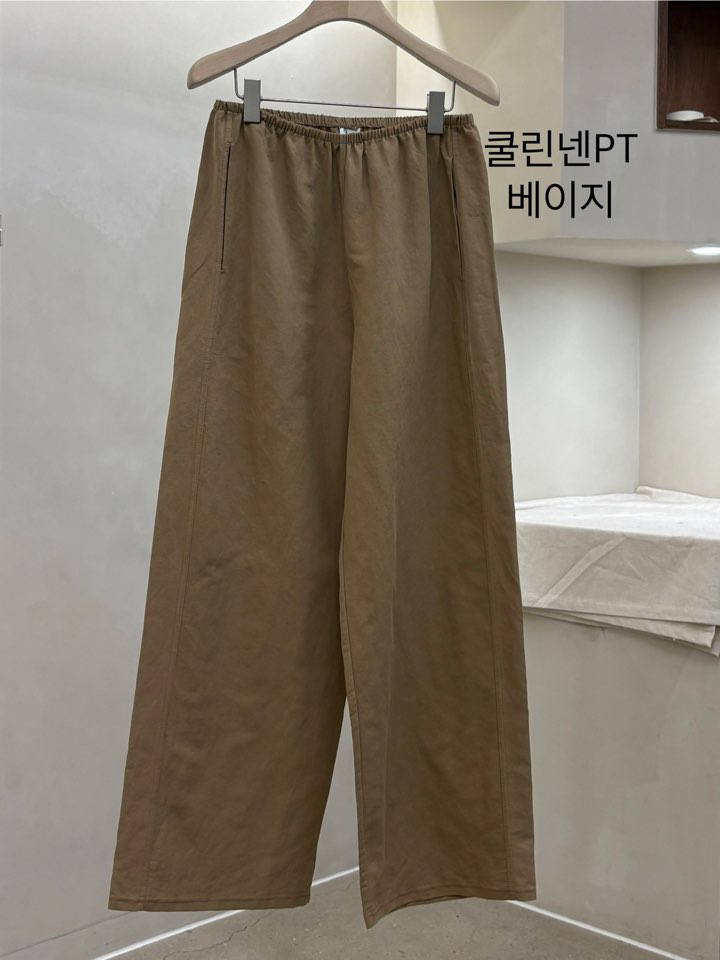 LAKE-A韓國㊣直郵東大門代購女裝新品25春夏休閑休閑褲亞麻Lake side休閑褲圖色4