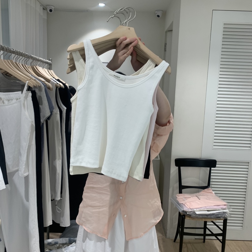 MONIQUE直郵韓國代購㊣女裝新品時尚25春夏熱賣推薦吊帶背心MONIQUE吊帶/背心