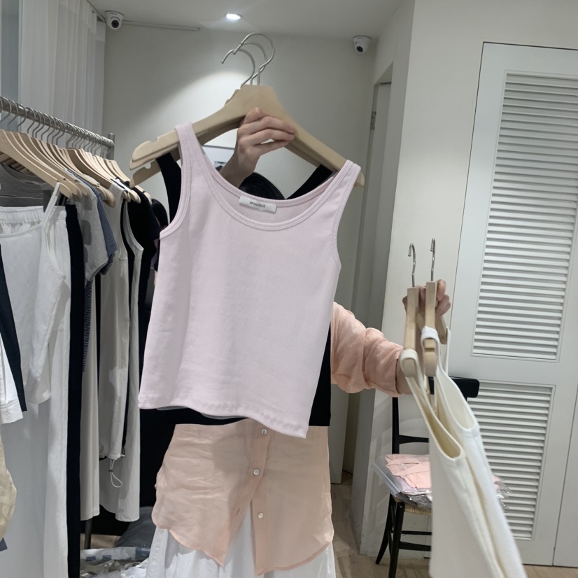 MONIQUE直郵韓國代購㊣女裝新品時尚25春夏熱賣推薦吊帶背心MONIQUE吊帶/背心圖色3
