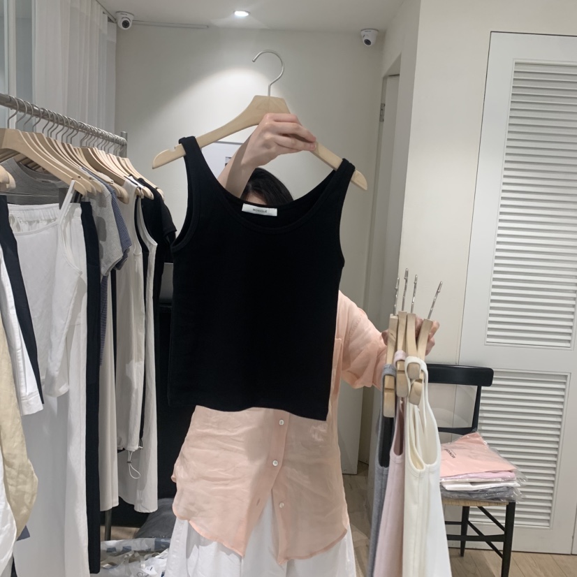 MONIQUE直郵韓國代購㊣女裝新品時尚25春夏熱賣推薦吊帶背心MONIQUE吊帶/背心圖色5