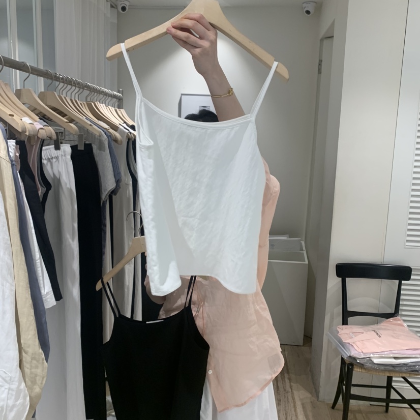 MONIQUE韓國㊣直郵東大門代購女裝新款人氣推薦休閑吊帶背心MONIQUE吊帶/背心