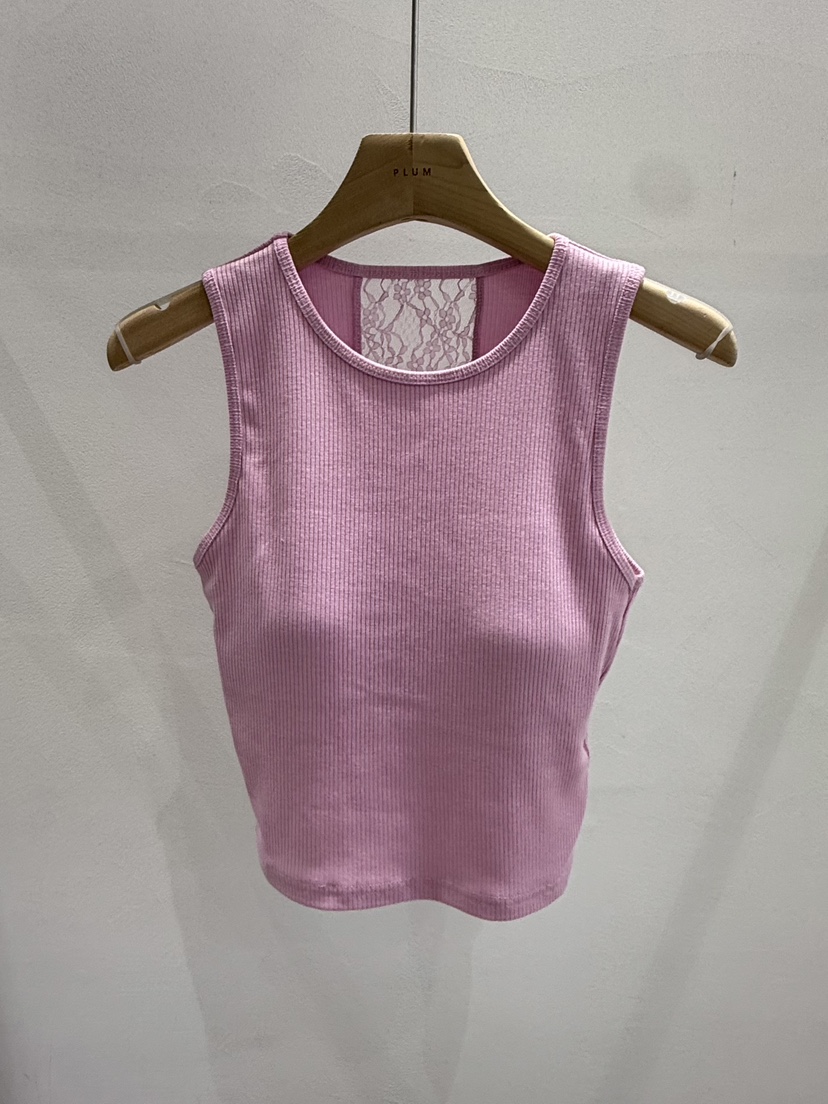 PLUM-q韓國直郵㊣女裝新品人氣休閑25春夏時尚熱賣吊帶背心PLUM吊帶/背心圖色2