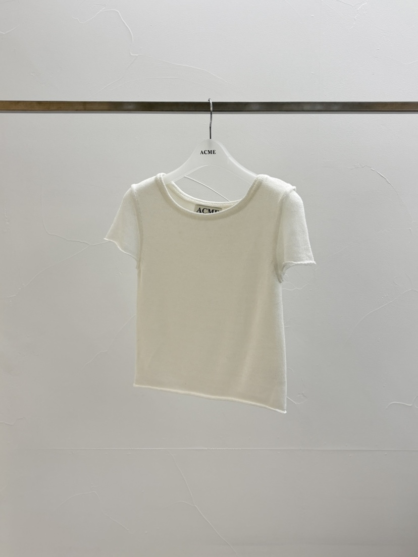 ACME韓國㊣直郵東大門代購女裝新品25春夏時尚休閑針織衫亞麻ACME針織衫