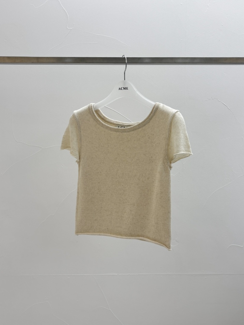 ACME韓國㊣直郵東大門代購女裝新品25春夏時尚休閑針織衫亞麻ACME針織衫圖色2