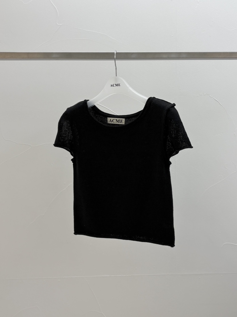 ACME韓國㊣直郵東大門代購女裝新品25春夏時尚休閑針織衫亞麻ACME針織衫圖色3