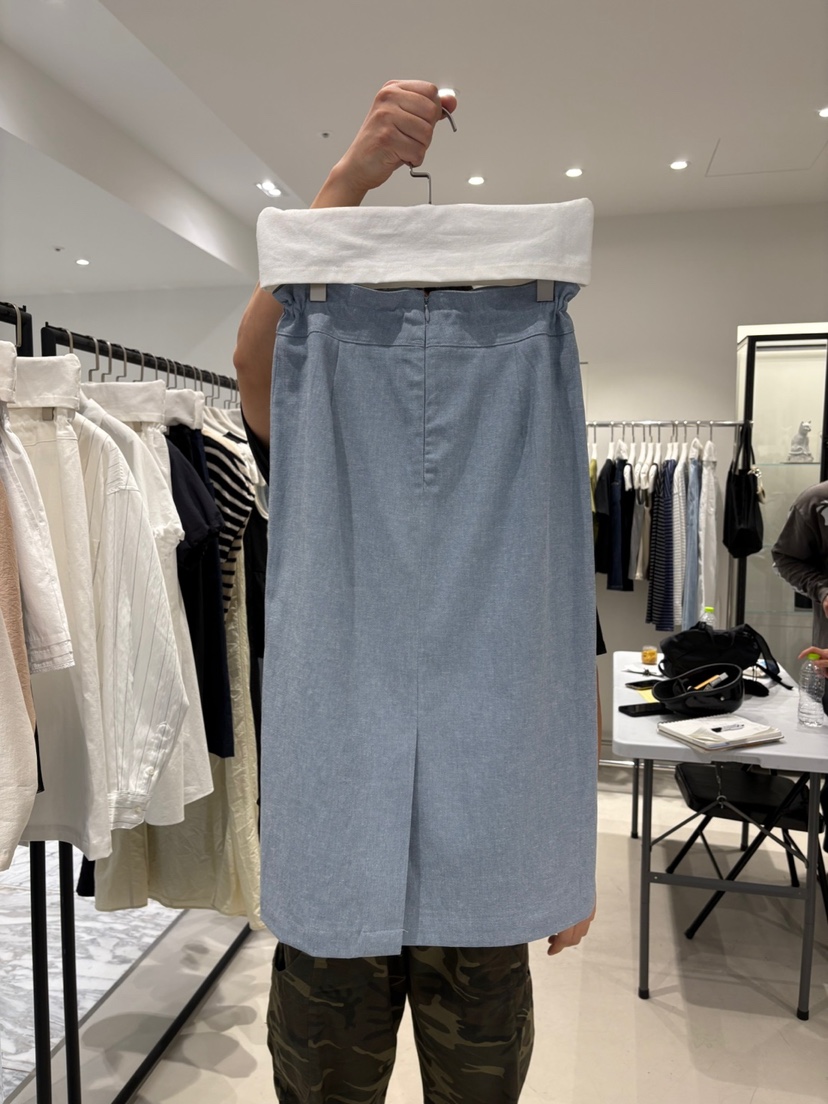 THE BRUNCH韓國直郵㊣東大門實拍女裝新款人氣休閑長裙亞麻THE BRUNCH長裙