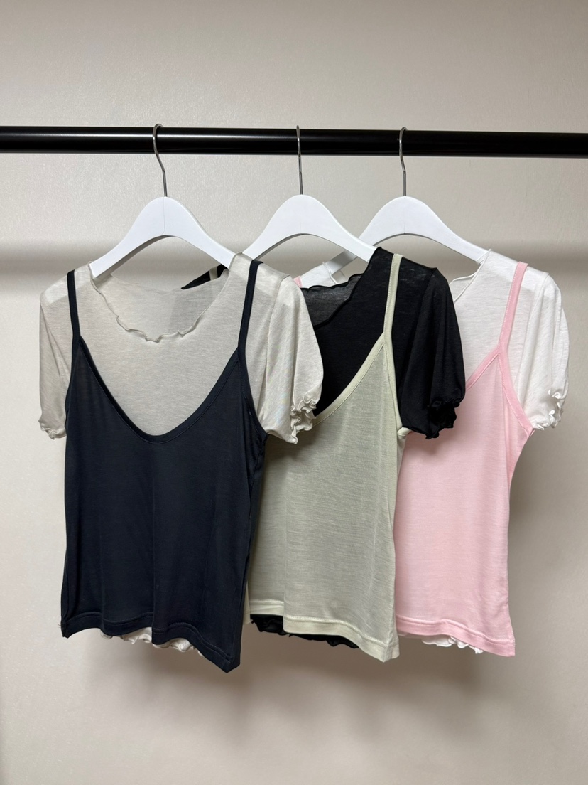 EST韓國㊣直郵東大門代購女裝新款時尚休閑人氣熱賣吊帶背心EST_吊帶/背心