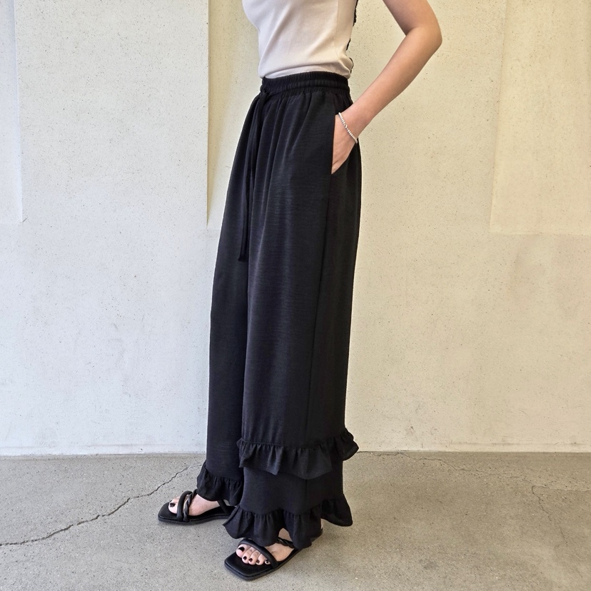 LA BLOOM韓國直郵㊣女裝新款時尚人氣推薦熱賣休閑25春夏休閑褲La Bloom休閑褲