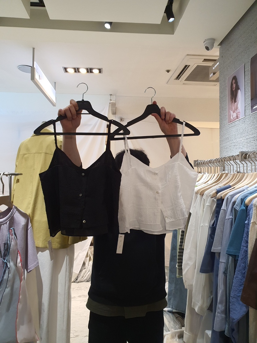 B_GARDER直郵韓國代購㊣女裝新品時尚休閑人氣25春夏吊帶背心B.GARDER吊帶/背心