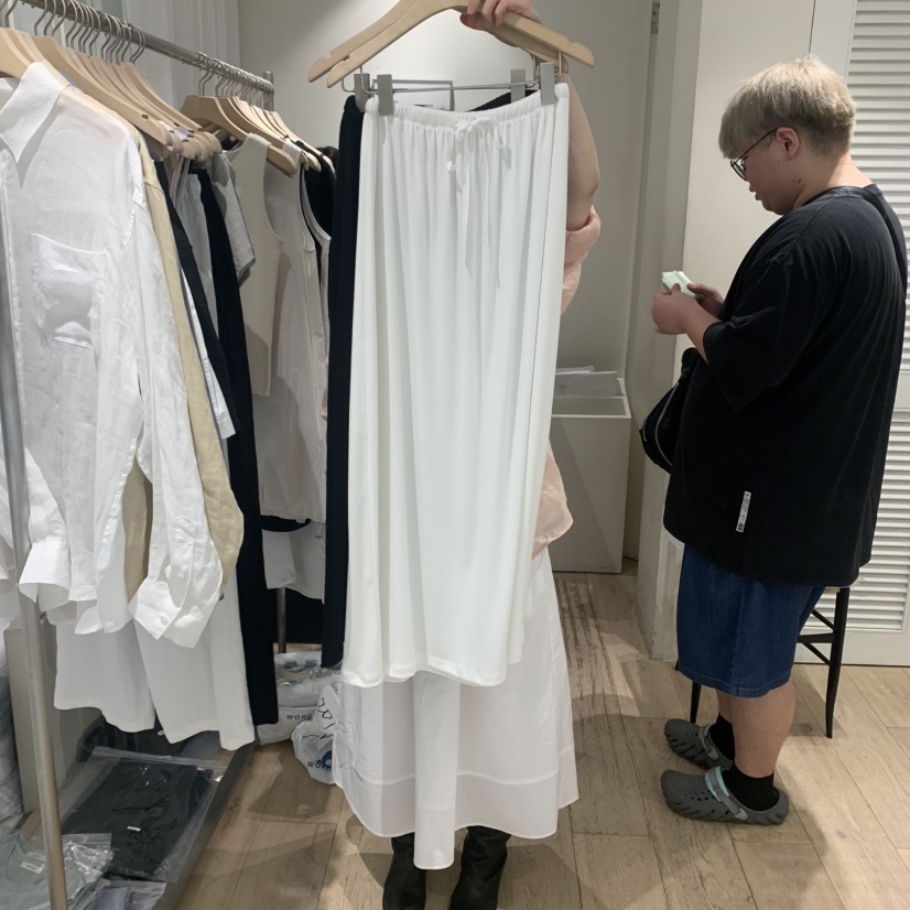 MONIQUE直郵韓國代購㊣女裝新品休閑熱賣推薦半身裙中短裙喇叭MONIQUE半身裙/中短裙圖色1
