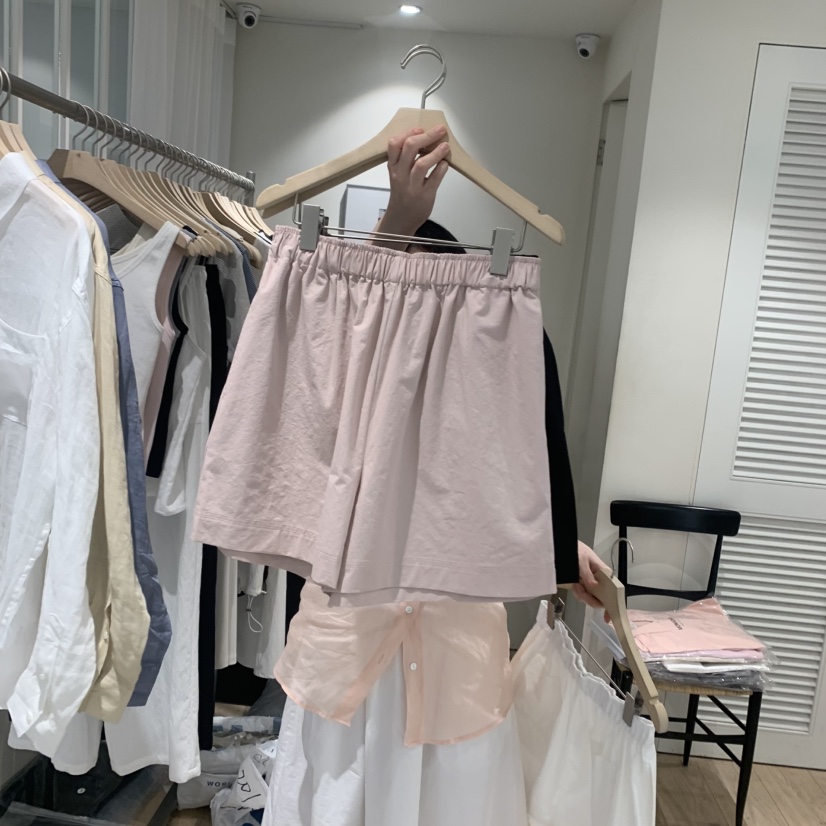 MONIQUE韓國直郵㊣女裝新品熱賣時尚25春夏推薦人氣短褲斜紋布MONIQUE短褲