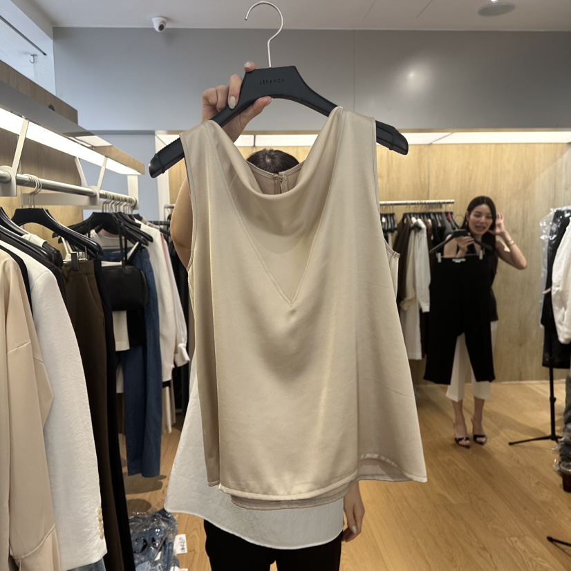 LEFANCY韓國直郵㊣東大門實拍女裝新款推薦人氣時尚吊帶背心LEFANCY吊帶/背心圖色3