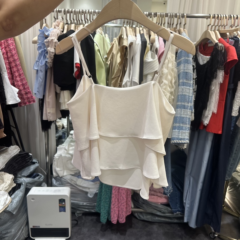 VICTORIA QUEEN韓國直郵㊣東大門實拍女裝新品休閑吊帶背心VICTORIA QUEEN吊帶/背心