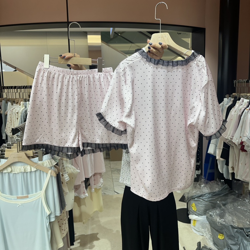 VICTORIA-P韓國直郵㊣女裝新款熱賣時尚人氣休閑推薦25春夏睡衣VICTORIA睡衣
