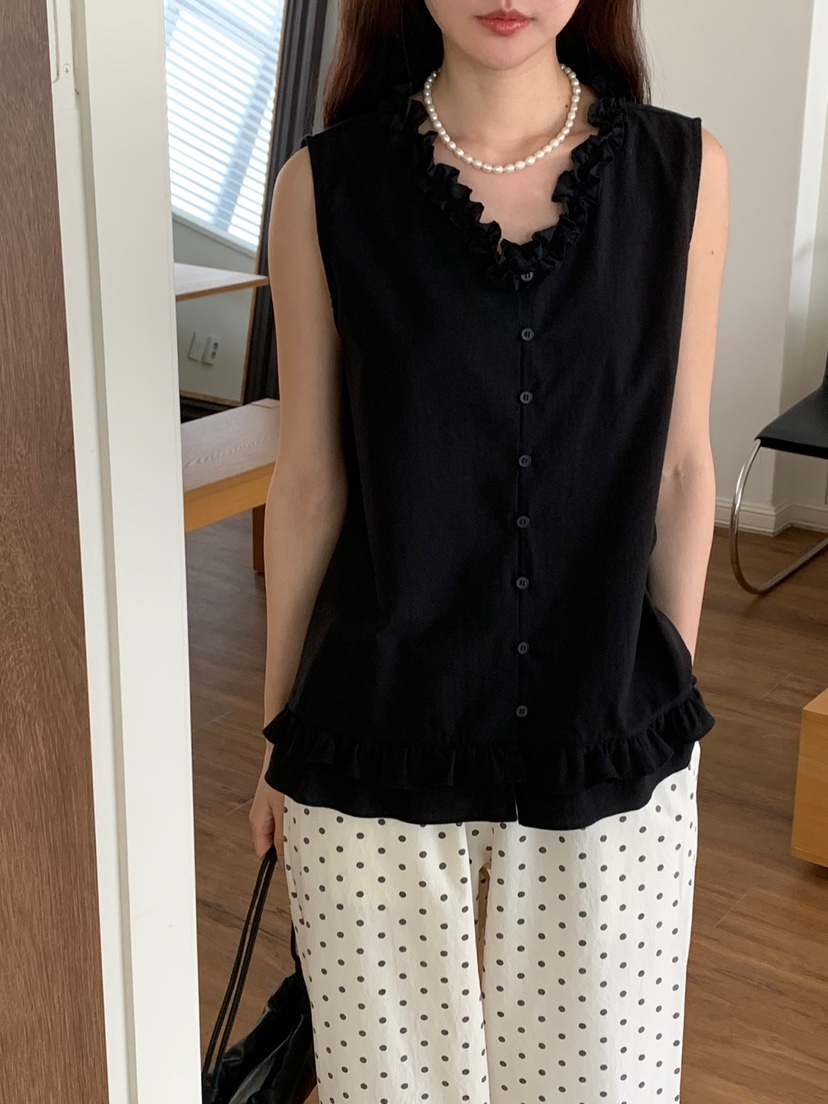 RIVER RAIN韓國直郵㊣女裝新品推薦熱賣休閑時尚25春夏吊帶背心RIVER RAIN吊帶/背心