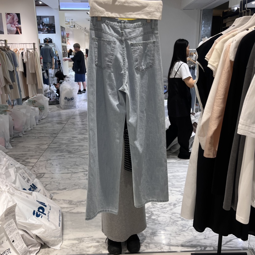 THE BRUNCH韓國直郵㊣女裝新款熱賣人氣25春夏時尚休閑牛仔褲THE BRUNCH牛仔褲