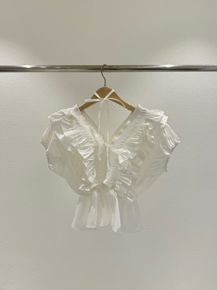 ROOMS SHOP韓國直郵㊣女裝新款25春夏推薦人氣休閑襯衫蕾絲衫ROOMS_SHOP襯衫/蕾絲衫