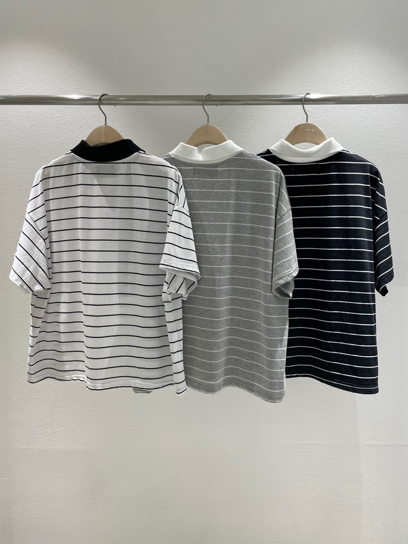 ROOMS SHOP韓國㊣直郵東大門代購女裝新品熱賣休閑25春夏T恤ROOMS_SHOPT恤
