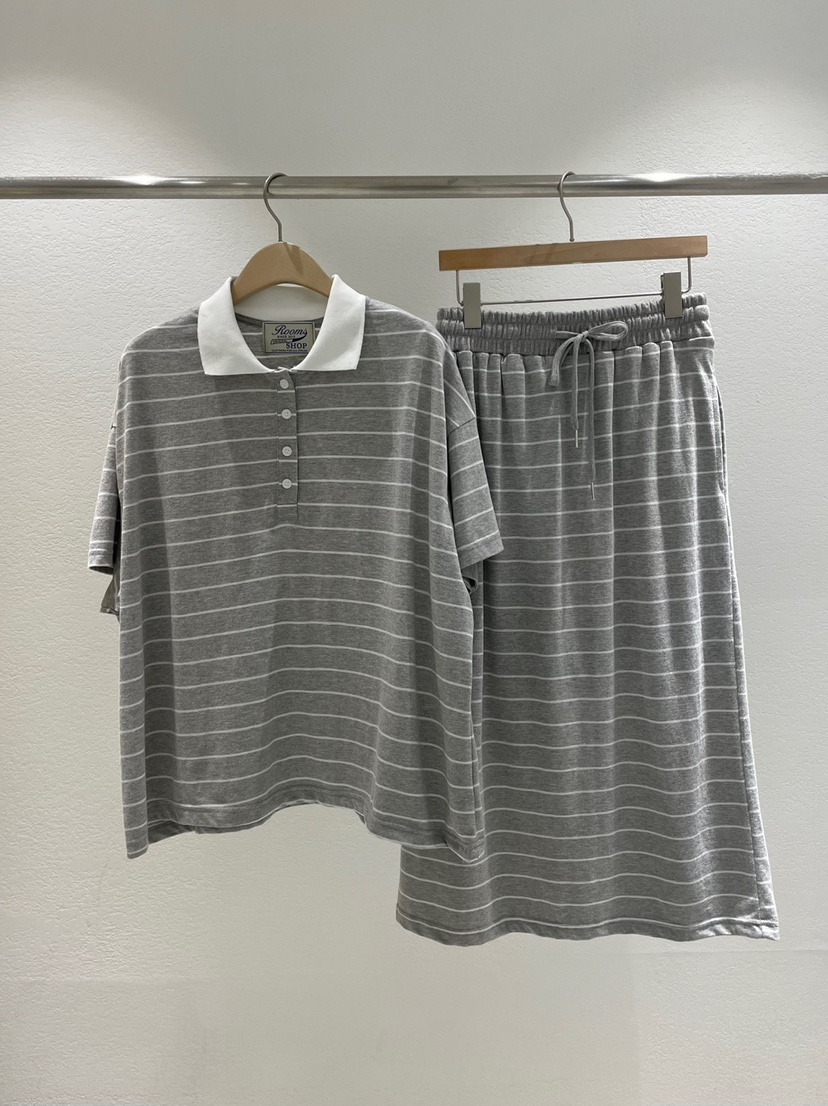 ROOMS SHOP韓國直郵㊣女裝新品熱賣25春夏推薦人氣套裝兩件套ROOMS_SHOP套裝圖色2