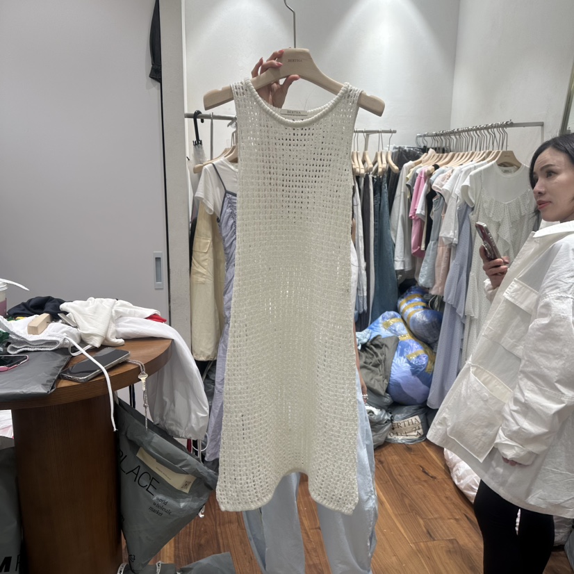 BERTHA韓國㊣直郵東大門代購女裝新品推薦休閑25春夏連衣裙BERTHA連衣裙圖色1