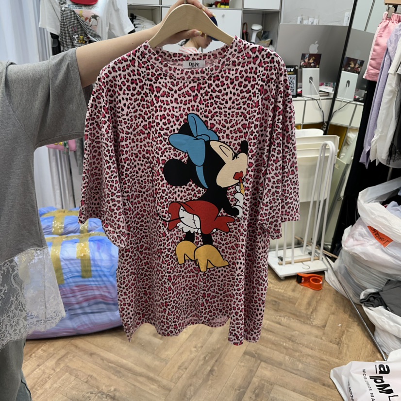 DE LINE韓國㊣直郵東大門代購女裝新品25春夏推薦時尚熱賣T恤DE LINET恤圖色2