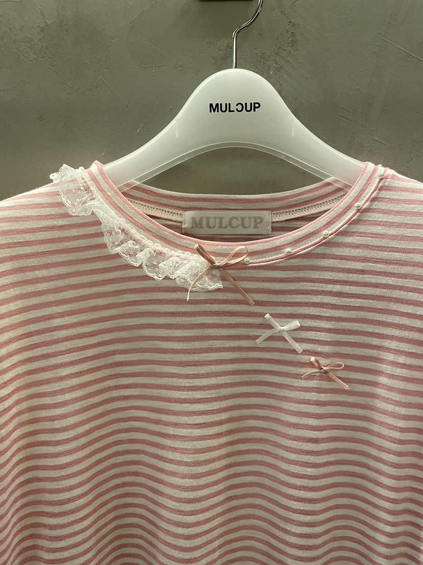 MULCUP直郵韓國代購㊣女裝新品25春夏熱賣休閑推薦人氣長袖T恤MULCUP長袖T恤