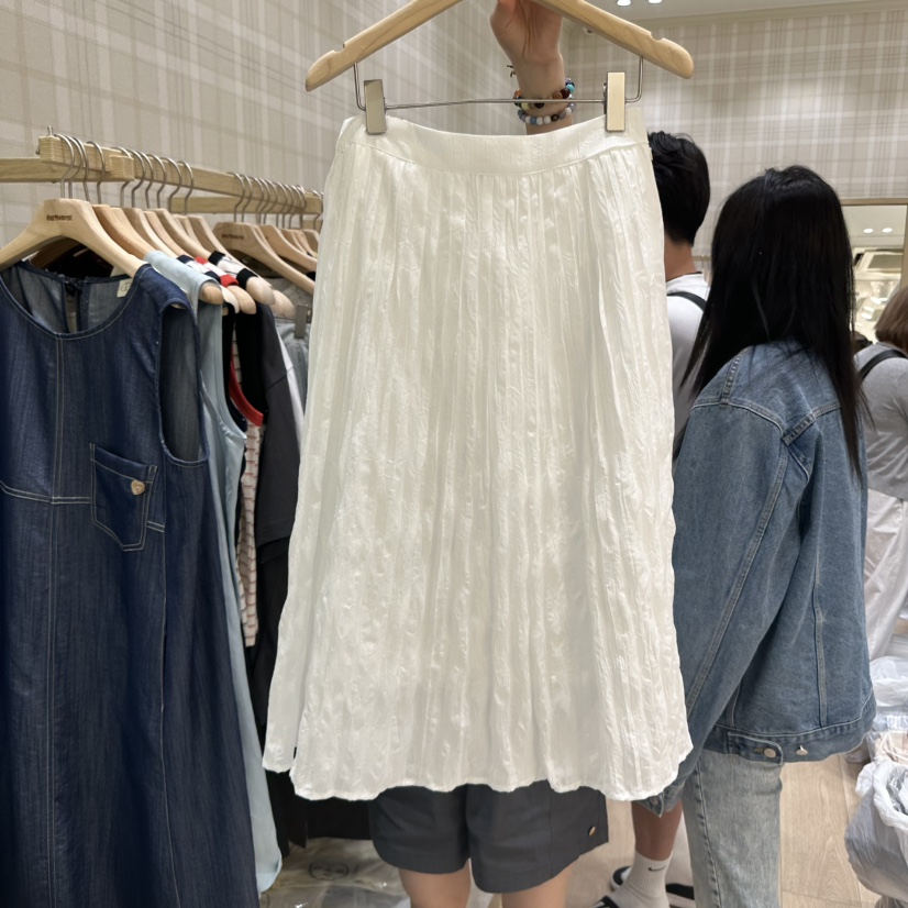 OURMOMENT韓國直郵㊣女裝新品時尚推薦休閑熱賣人氣25春夏長裙OURMOMENT長裙