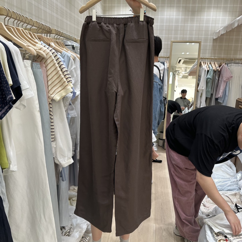 OURMOMENT直郵韓國代購㊣女裝新品推薦熱賣25春夏時尚休閑褲OURMOMENT休閑褲