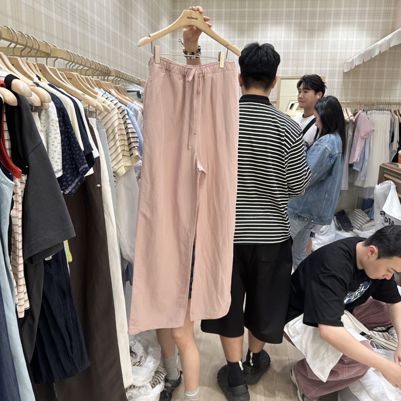 OURMOMENT直郵韓國代購㊣女裝新品推薦熱賣25春夏時尚休閑褲OURMOMENT休閑褲圖色3