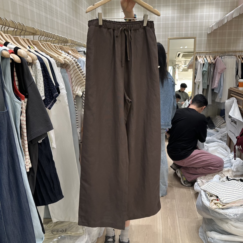 OURMOMENT直郵韓國代購㊣女裝新品推薦熱賣25春夏時尚休閑褲OURMOMENT休閑褲圖色4
