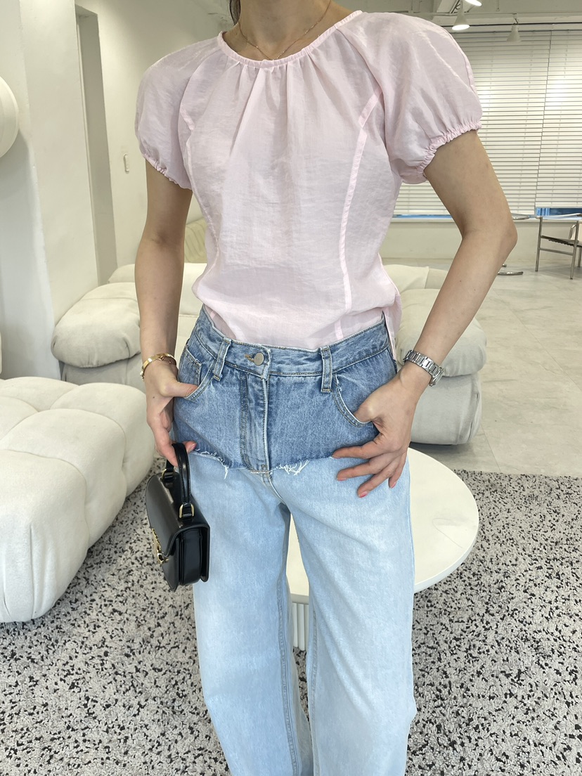 EDITION-P直郵韓國代購㊣女裝新款推薦25春夏時尚襯衫蕾絲衫EDITI_ON襯衫/蕾絲衫