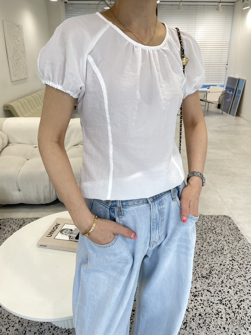 EDITION-P直郵韓國代購㊣女裝新款推薦25春夏時尚襯衫蕾絲衫EDITI_ON襯衫/蕾絲衫