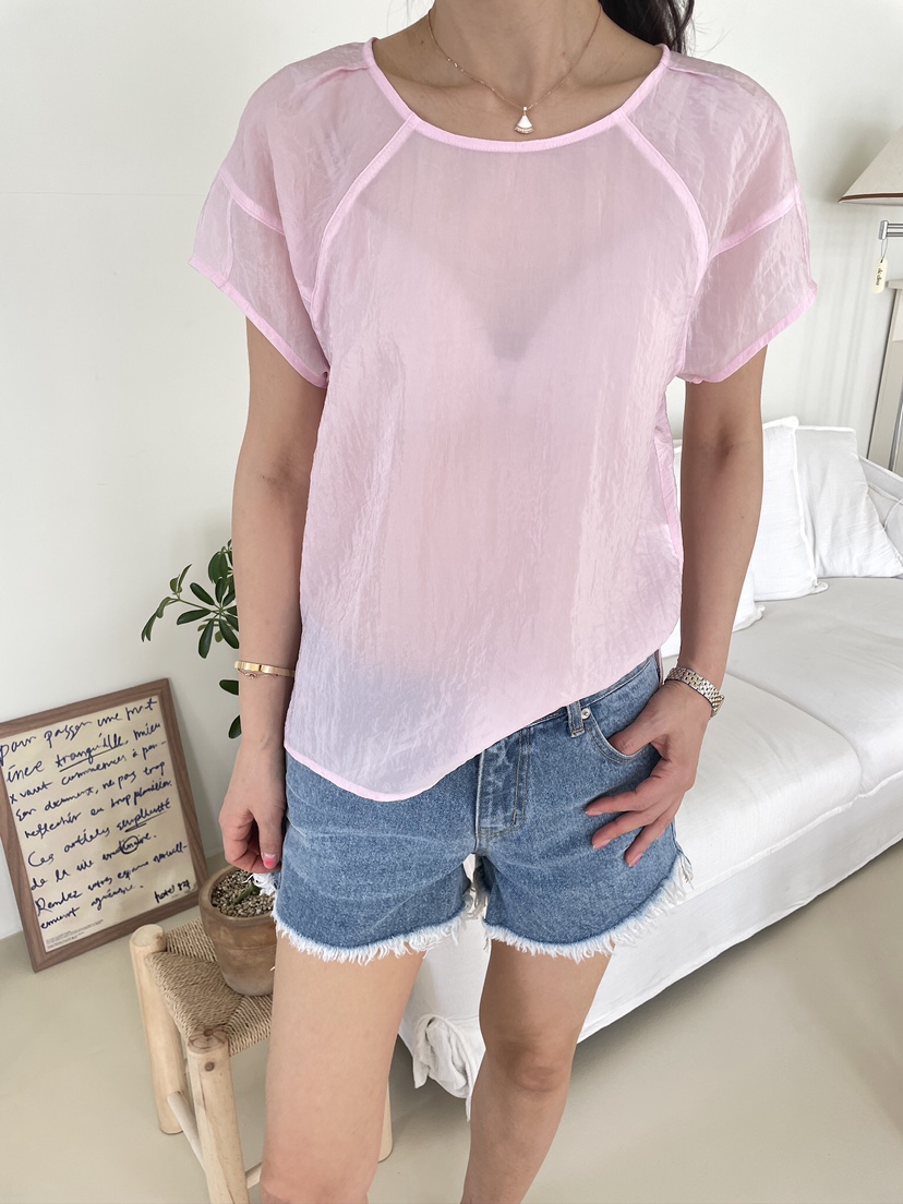 EDITION-P直郵韓國代購㊣女裝新品休閑25春夏時尚襯衫蕾絲衫EDITI_ON襯衫/蕾絲衫