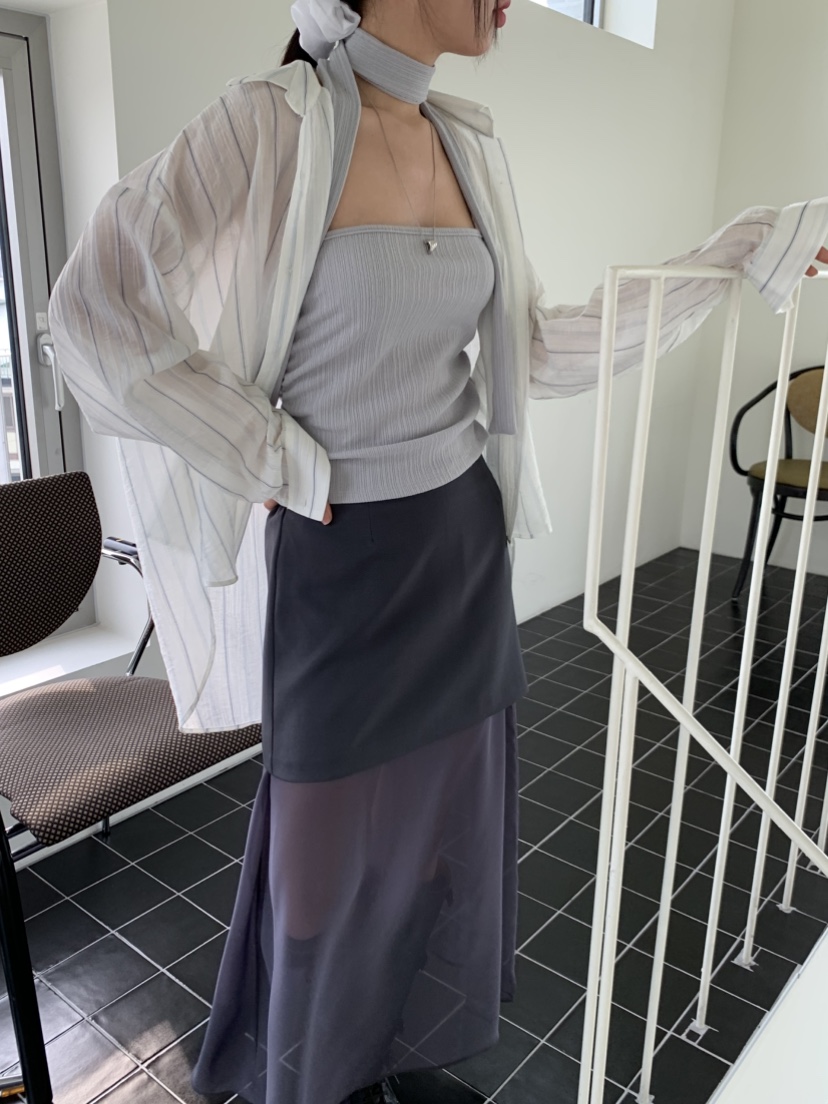 MURMUR韓國㊣直郵東大門代購女裝新款時尚推薦25春夏襯衫蕾絲衫MURMUR襯衫/蕾絲衫