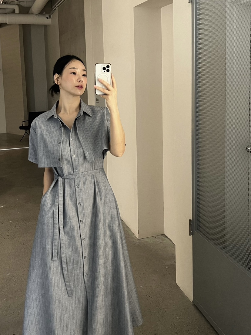 VERNI韓國直郵㊣女裝新品25春夏人氣推薦熱賣休閑時尚連衣裙VERNI連衣裙