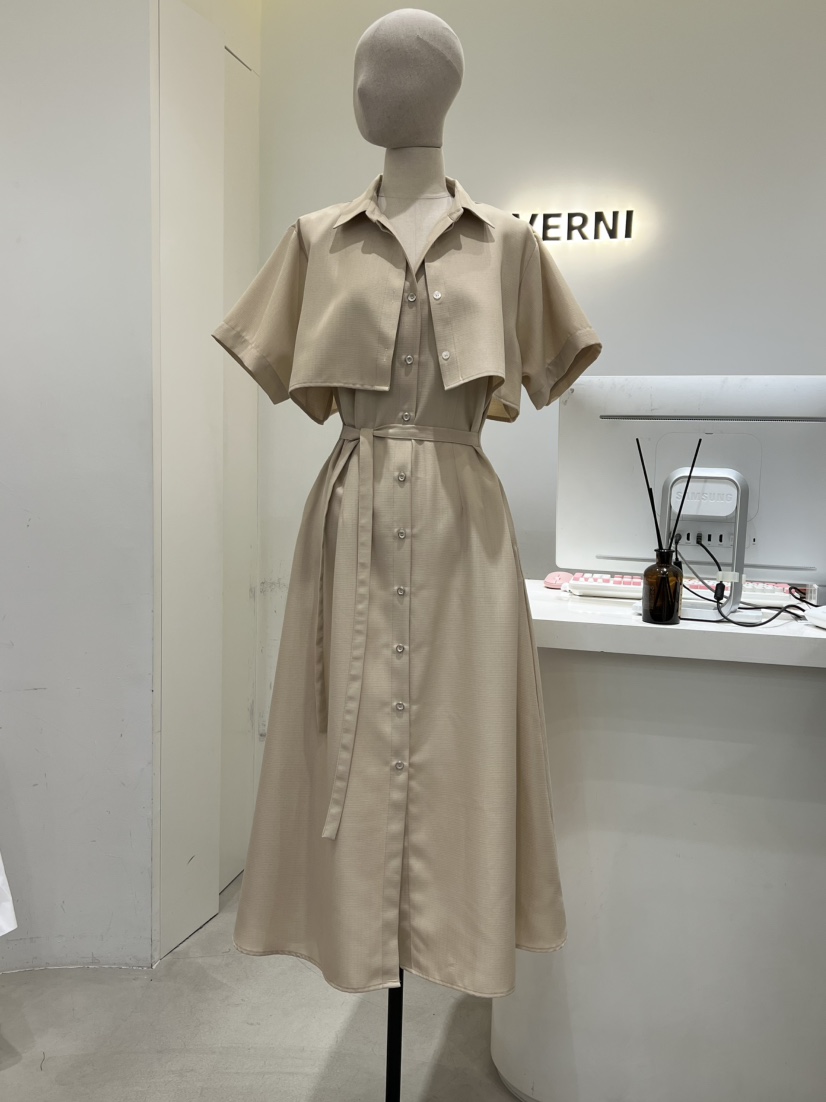 VERNI韓國直郵㊣女裝新品25春夏人氣推薦熱賣休閑時尚連衣裙VERNI連衣裙圖色2