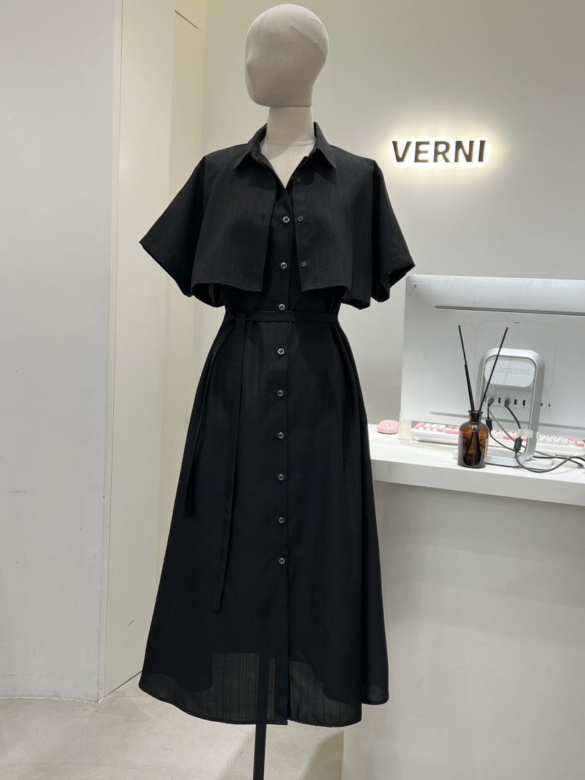 VERNI韓國直郵㊣女裝新品25春夏人氣推薦熱賣休閑時尚連衣裙VERNI連衣裙圖色3