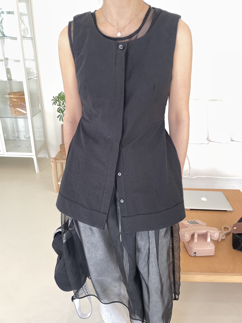 EDITION-P韓國直郵㊣女裝新款25春夏人氣熱賣時尚連衣裙透明EDITI_ON連衣裙