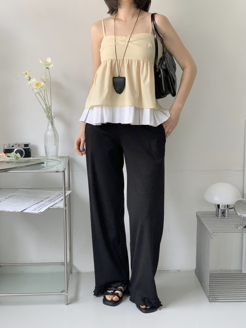 BEFORE SUNRISE直郵韓國代購㊣女裝新品人氣熱賣25春夏吊帶背心BEFORE SUNRISE吊帶/背心