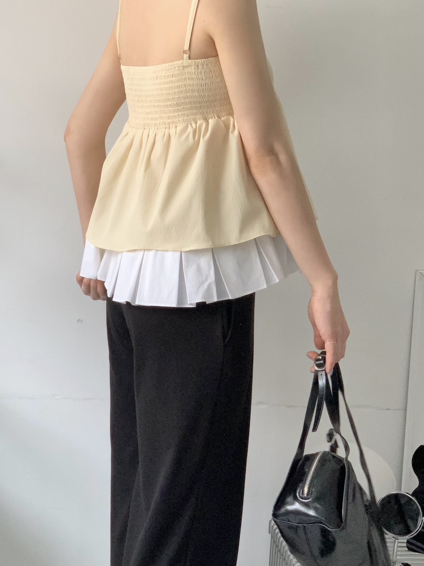 BEFORE SUNRISE直郵韓國代購㊣女裝新品人氣熱賣25春夏吊帶背心BEFORE SUNRISE吊帶/背心