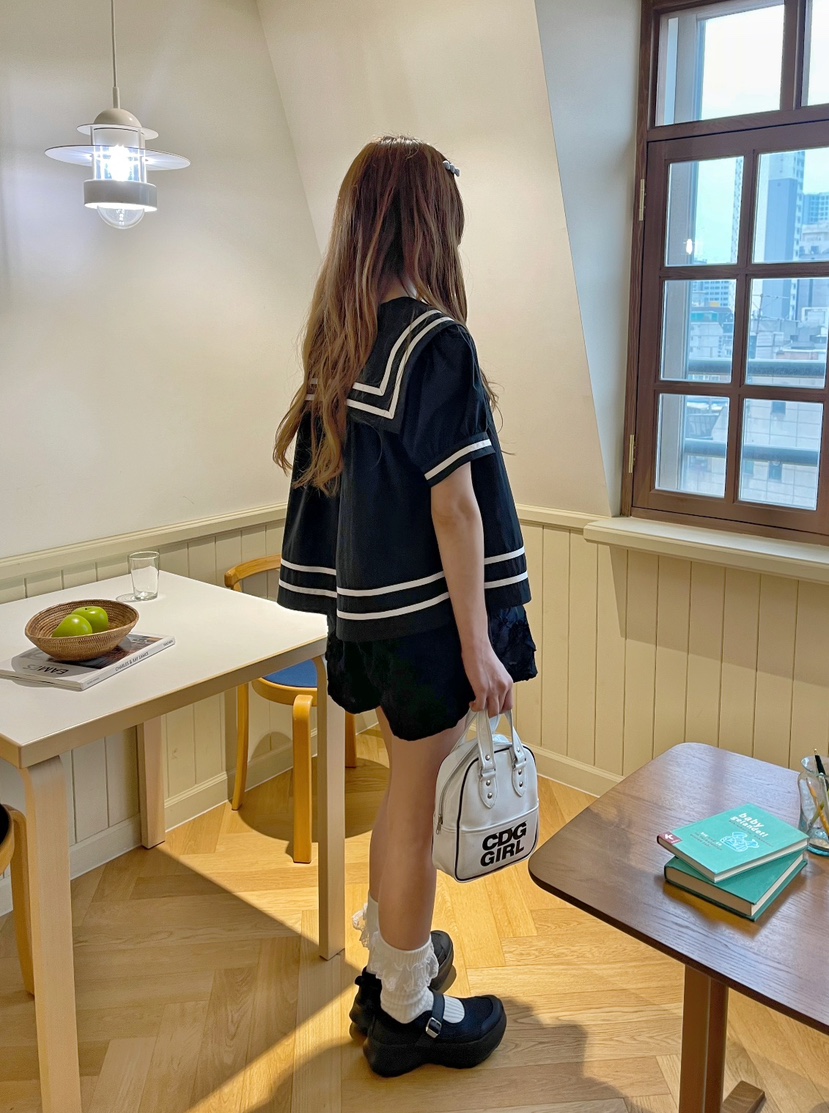 BOUTIQUE-L韓國直郵㊣東大門實拍女裝新品25春夏襯衫蕾絲衫BOUTIQUE-L襯衫/蕾絲衫