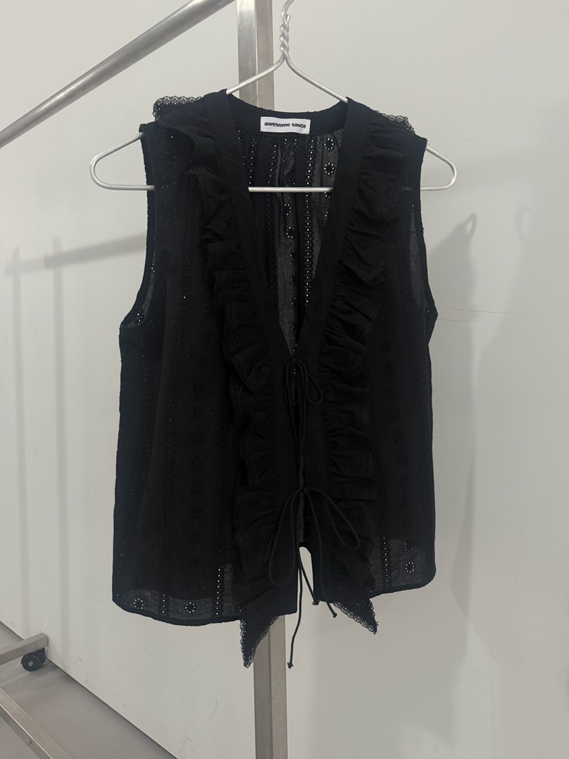 AWESOMESAUCE韓國直郵㊣女裝新品25春夏推薦休閑人氣吊帶背心AWESOME SAUCE吊帶/背心圖色2