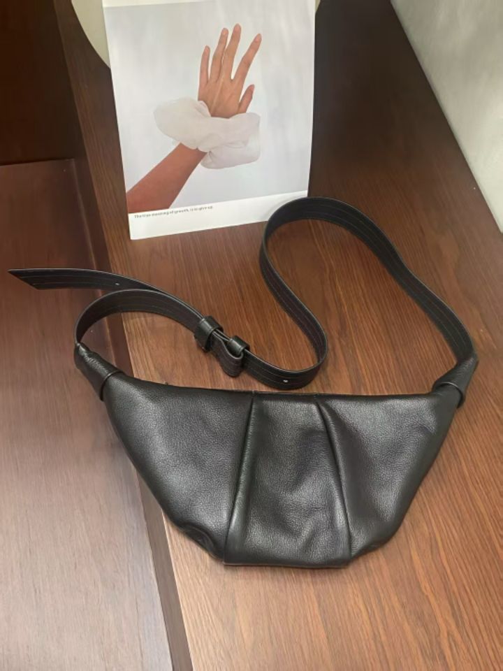 TROUVAILLE直郵韓國代購㊣女裝新品人氣休閑單肩斜跨包牛皮TROUVAILLE單肩/斜跨包